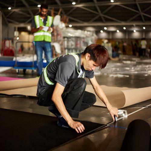 EXPOflor - Supply and install flooring for event and exhibition